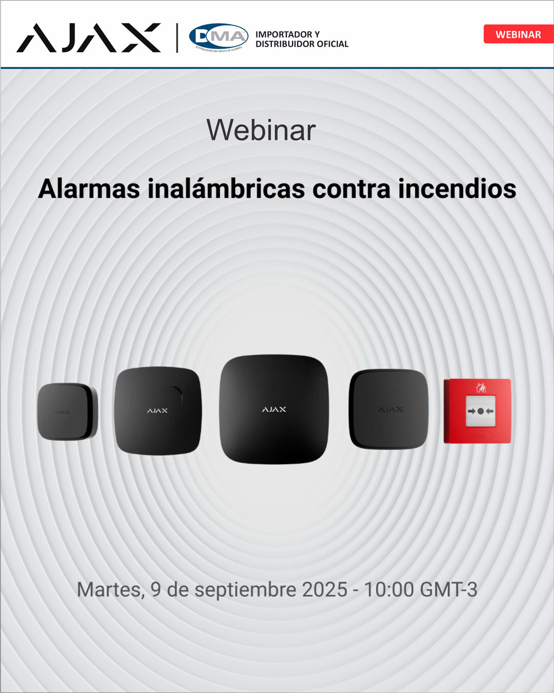 Webinar Ajax - Alarmas inalambricas