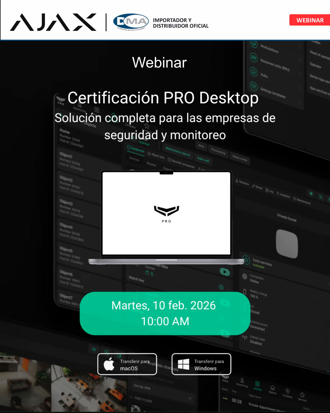 Webinar Ajax: Certificación - PRO Desktop