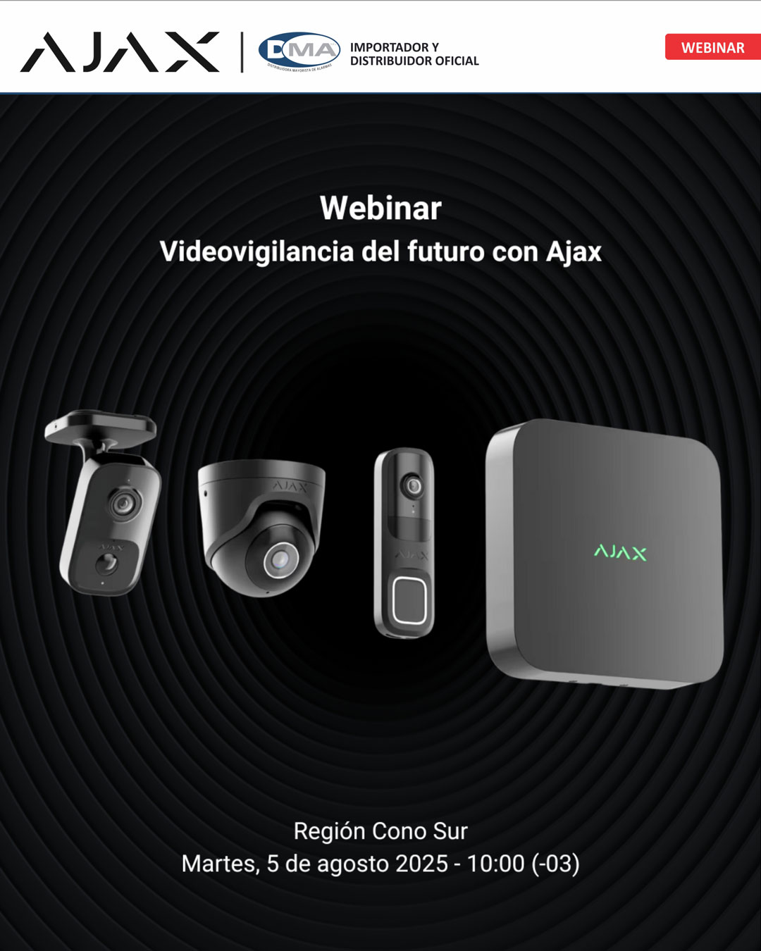 WEBINAR AJAX - Videovigilancia