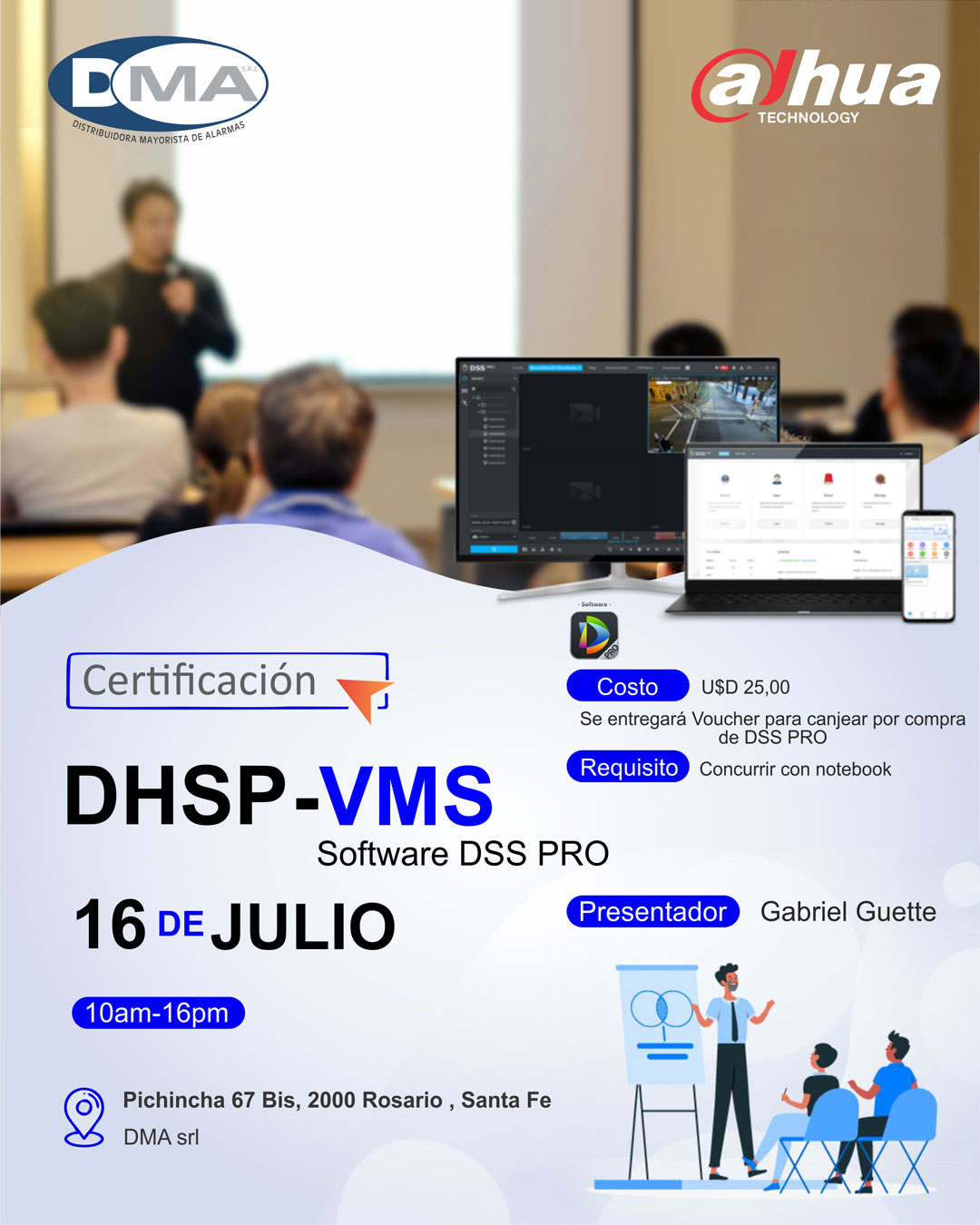 Certificación DSS PRO DHSP-VMS