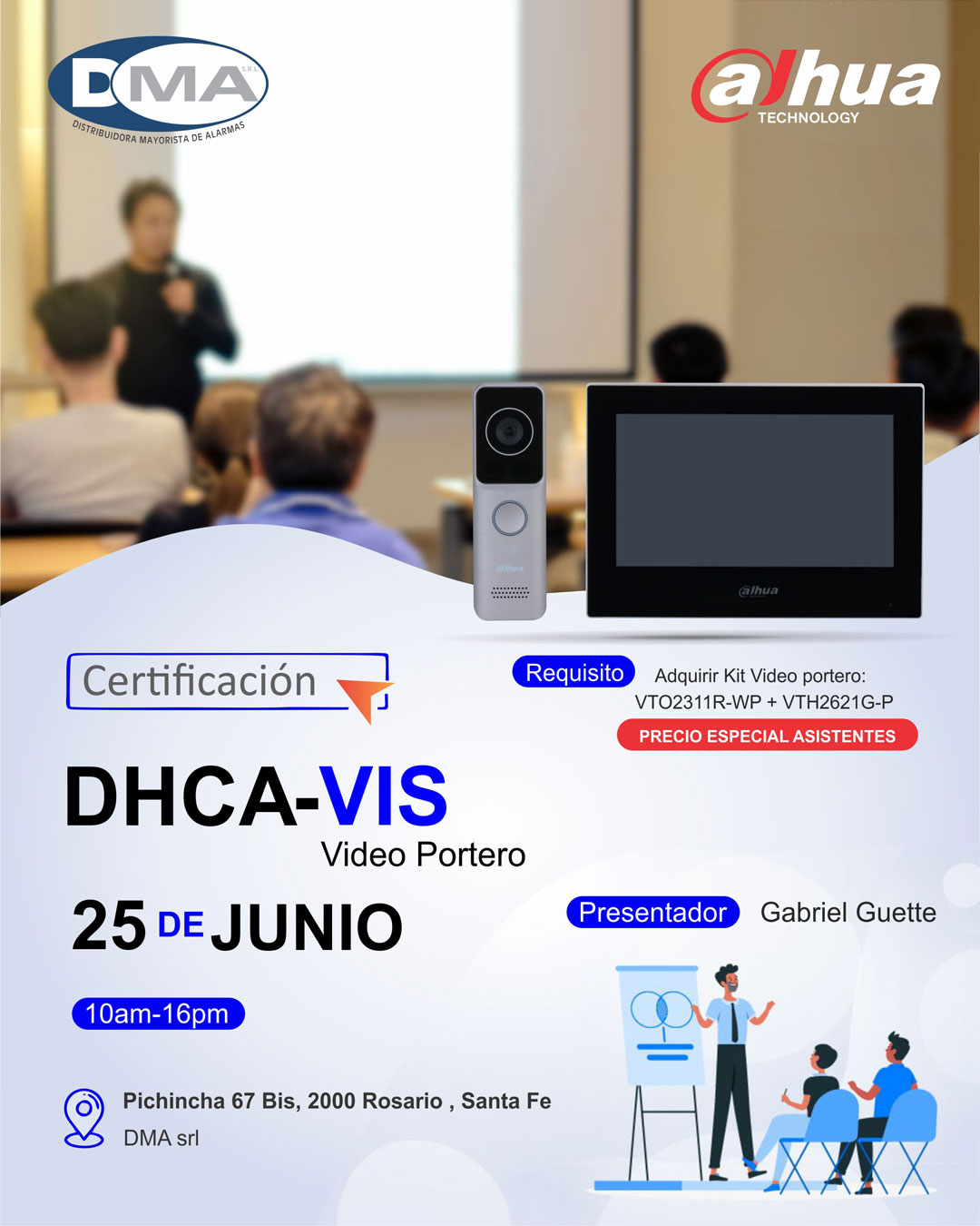 Certificación Video porteria (DHCA-VIS)
