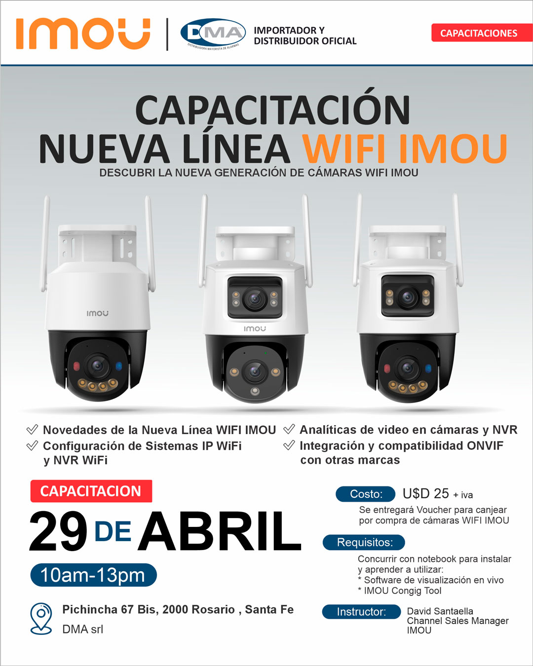 Capacitación IMOU Nueva línea Wifi