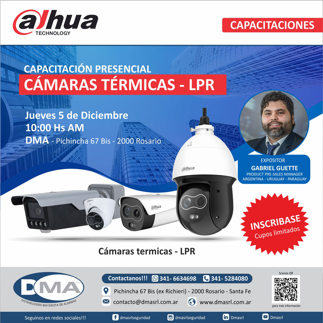 Dahua - CÁMARAS TÉRMICAS - LPR