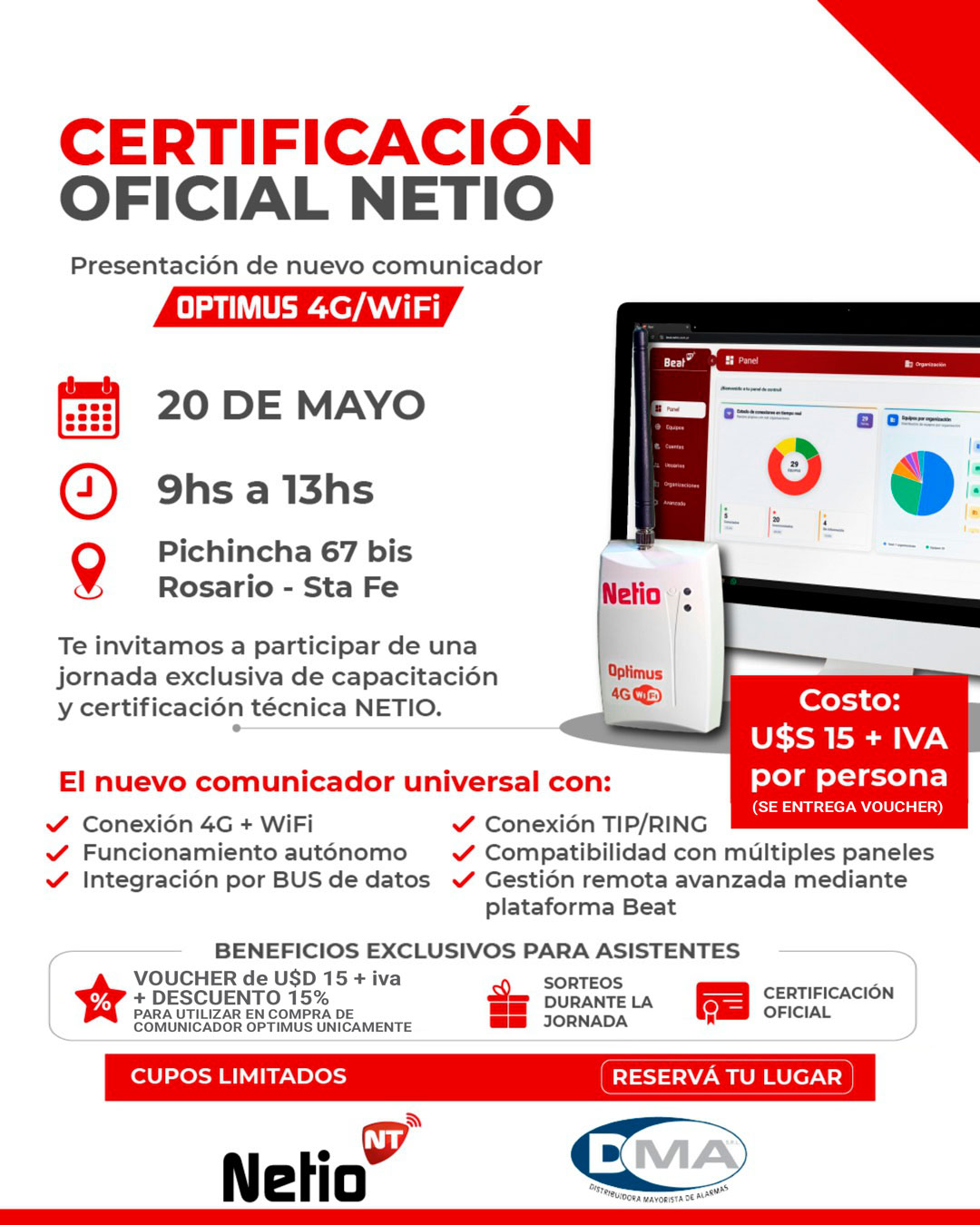 Netio Capacitación Comunicador Optimus