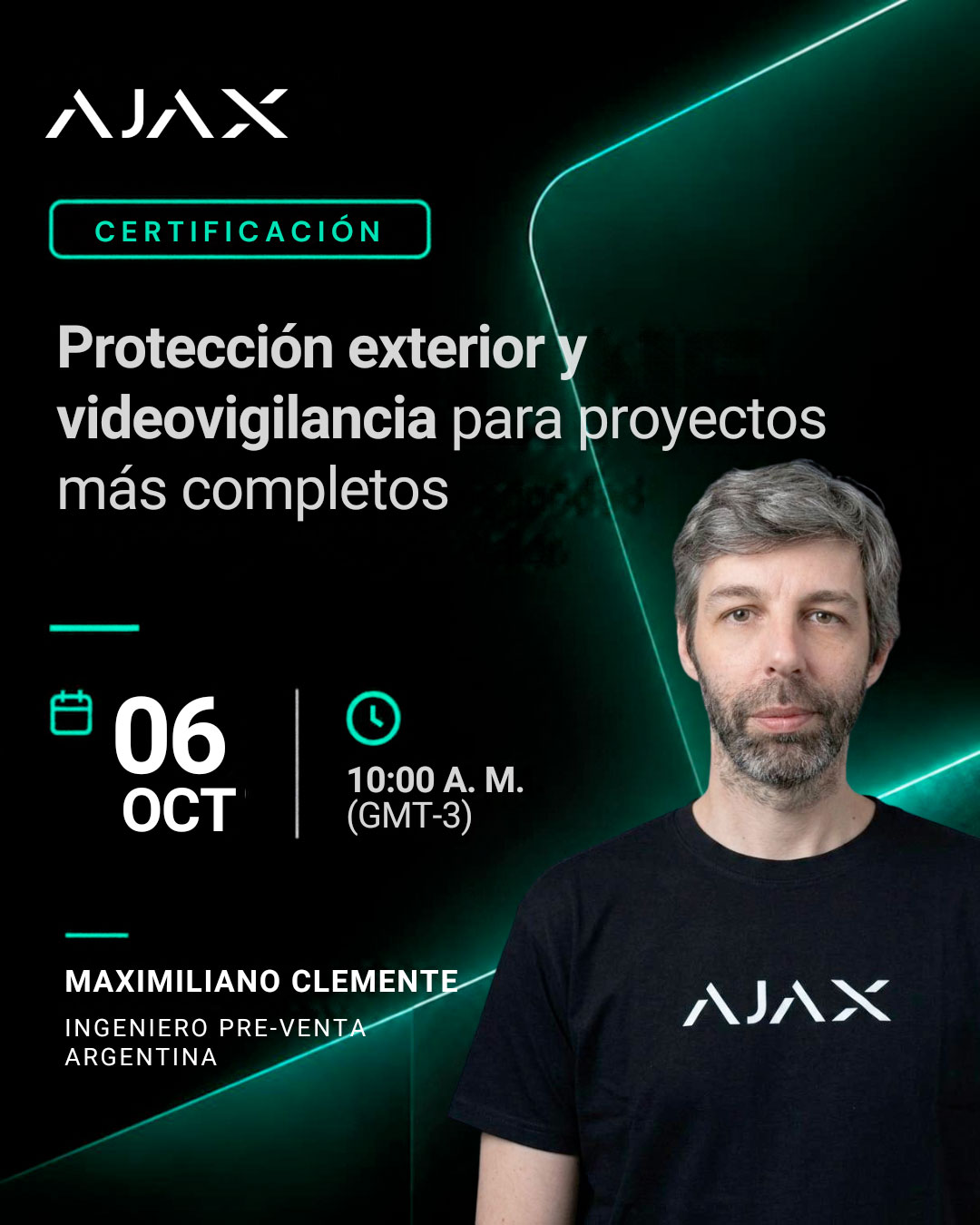 Webinar Ajax - Certificación Protección exterior y videovigilancia