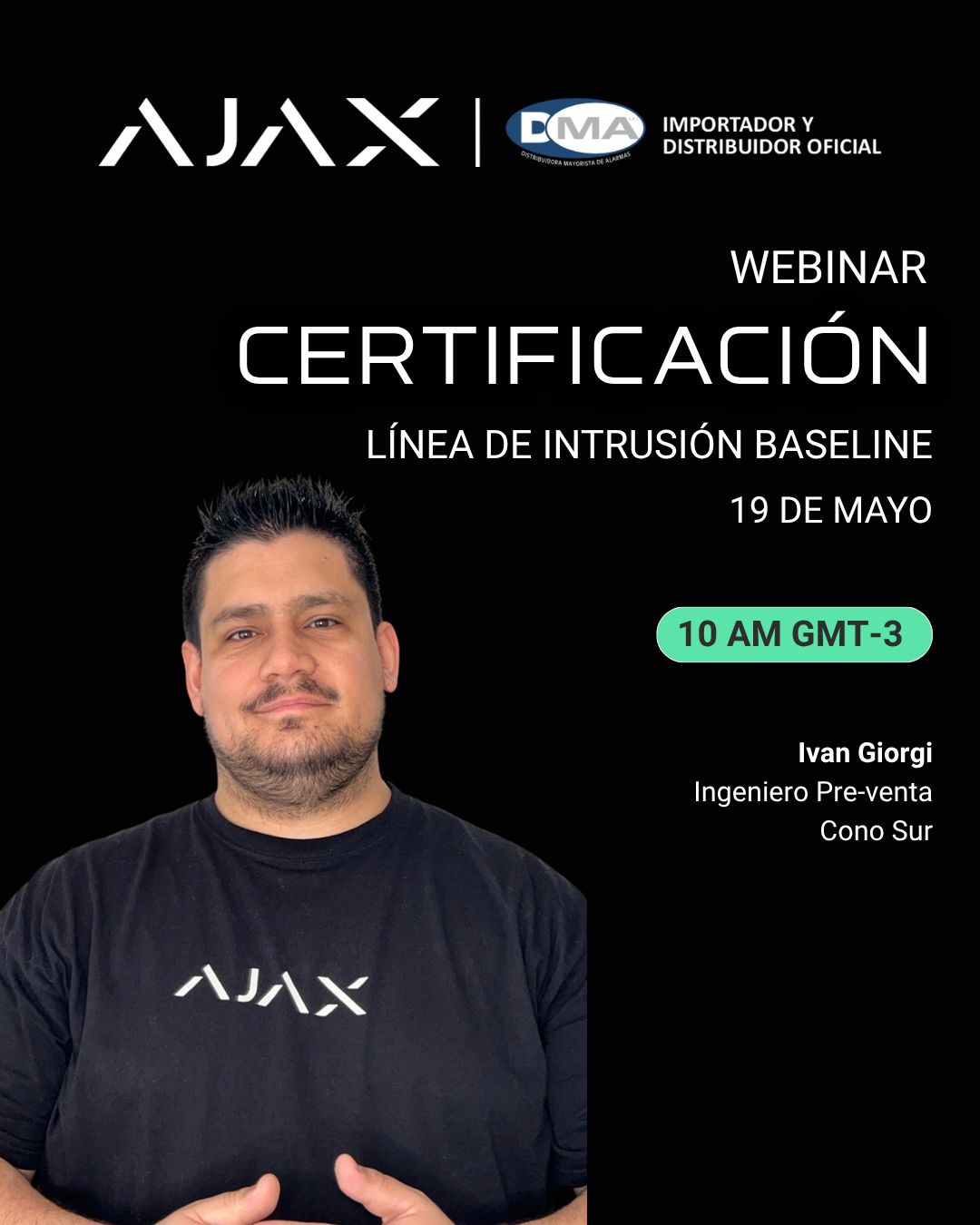 WEBINAR AJAX - Certificación Linea de intrusion baseline