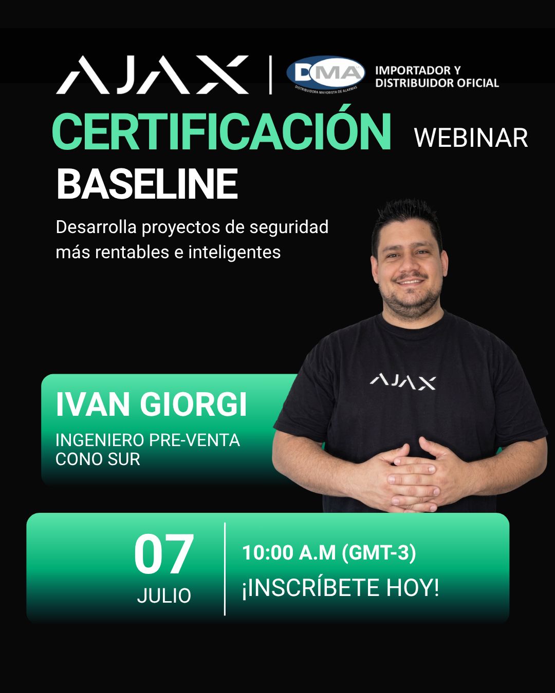 Desarrollá proyectos de seguridad más competitivos con la línea Baseline de Ajax.