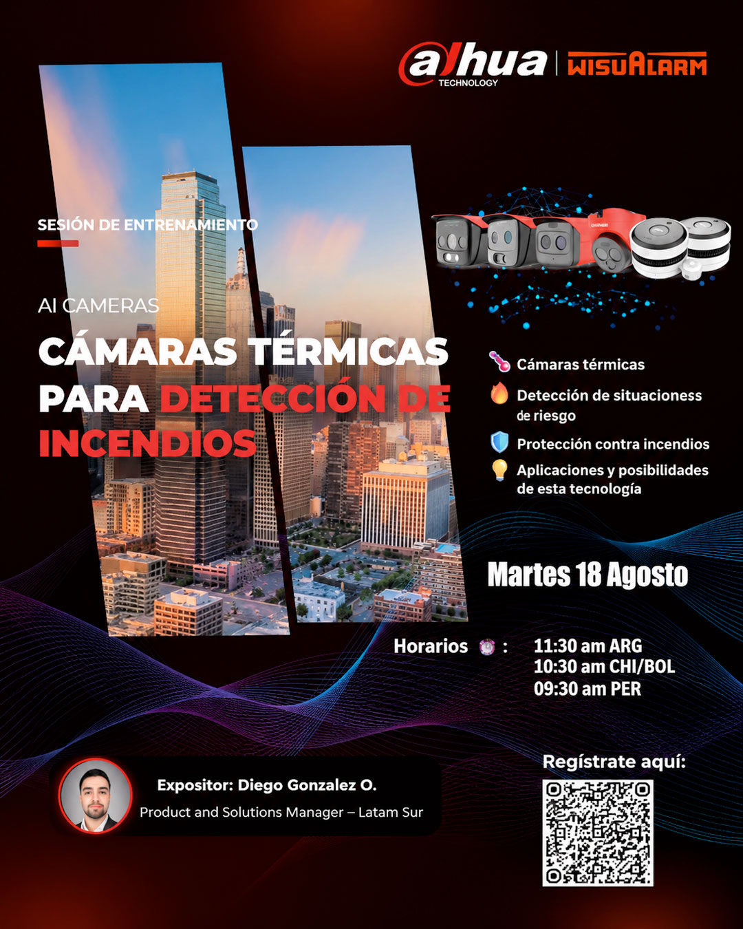 Webinar Wisualarm - Camaras termicas para detección de incendios