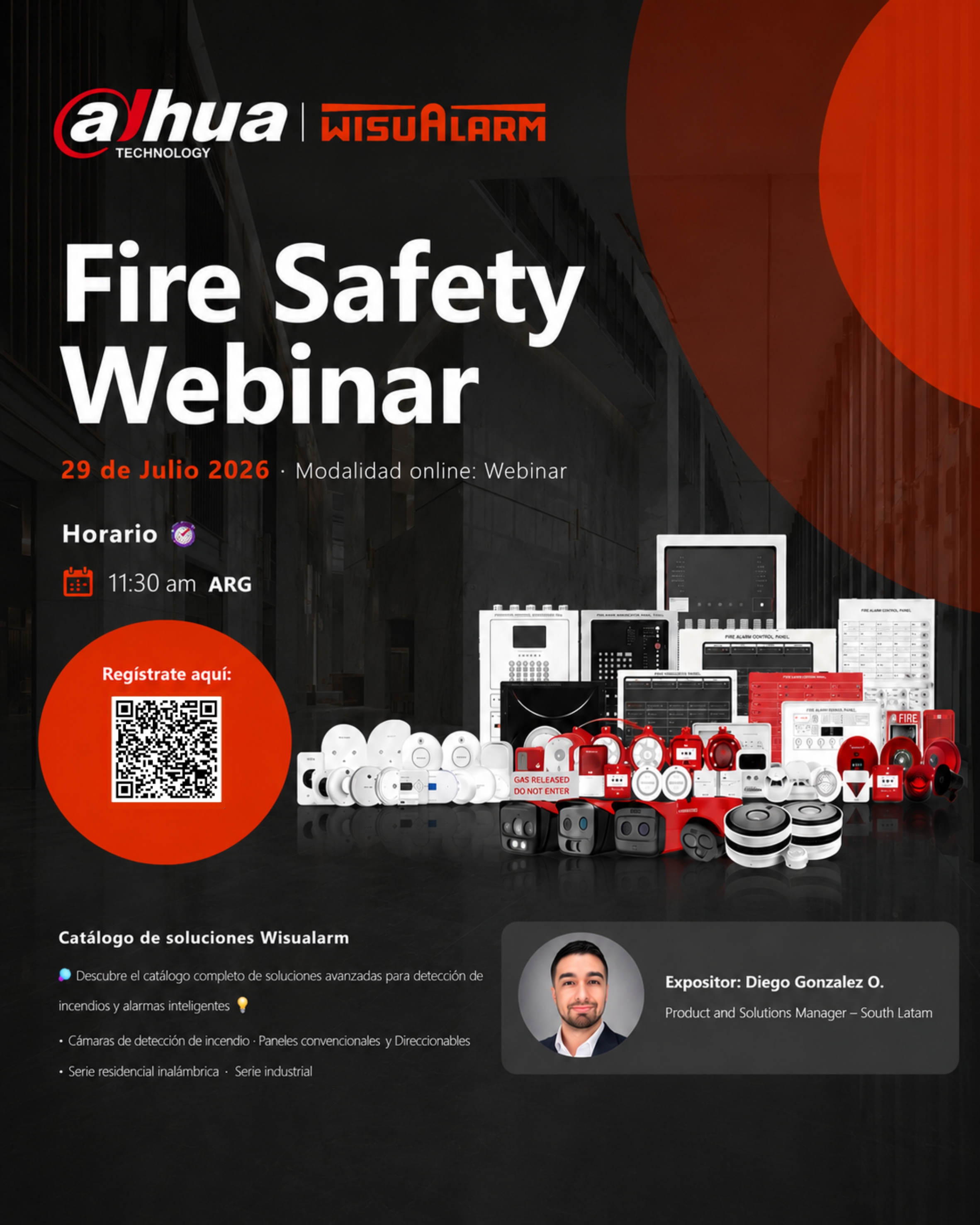 Webinar Wisualarm - Soluciones para Detección de Incendios